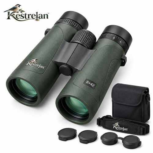 Kestrelan™ FieldSight Birding Binoculars – Lightweight Wide-View Optics for Backyard Wildlife, Hiking & Outdoor Observation