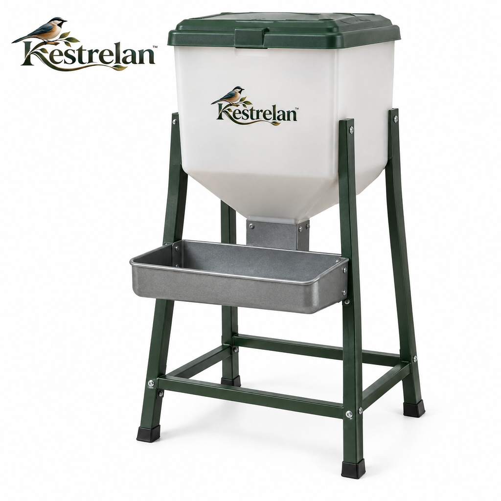 Kestrelan™ MeadowFeed Deer Feeder – Large-Capacity Outdoor Wildlife Feeding Station for Rural Yards, Woodlots & Nature Observation