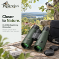 Kestrelan™ FieldSight Birding Binoculars – Lightweight Wide-View Optics for Backyard Wildlife, Hiking & Outdoor Observation
